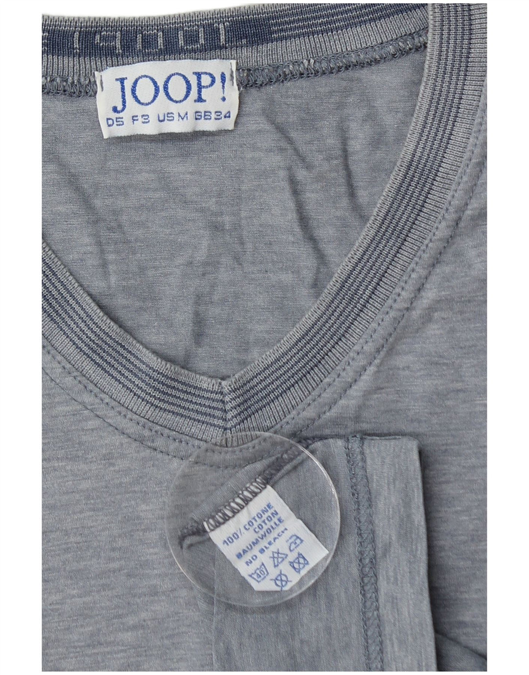 JOOP T-Shirt Homme UK 34 XS Bleu Coton