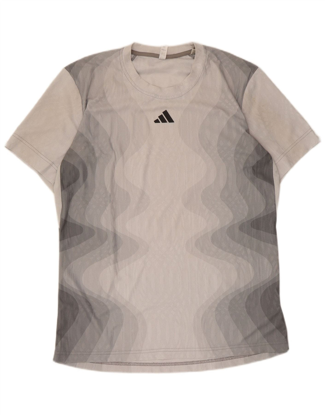 Adidas T-Shirt Homme Haut Large Gris Tie Dye Polyester