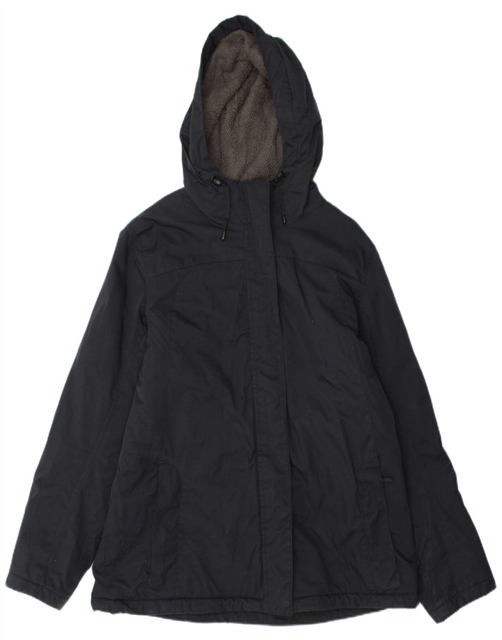 L.L.Bean Veste coupe-vent pour femme UK 14 Medium Navy Blue Nylon