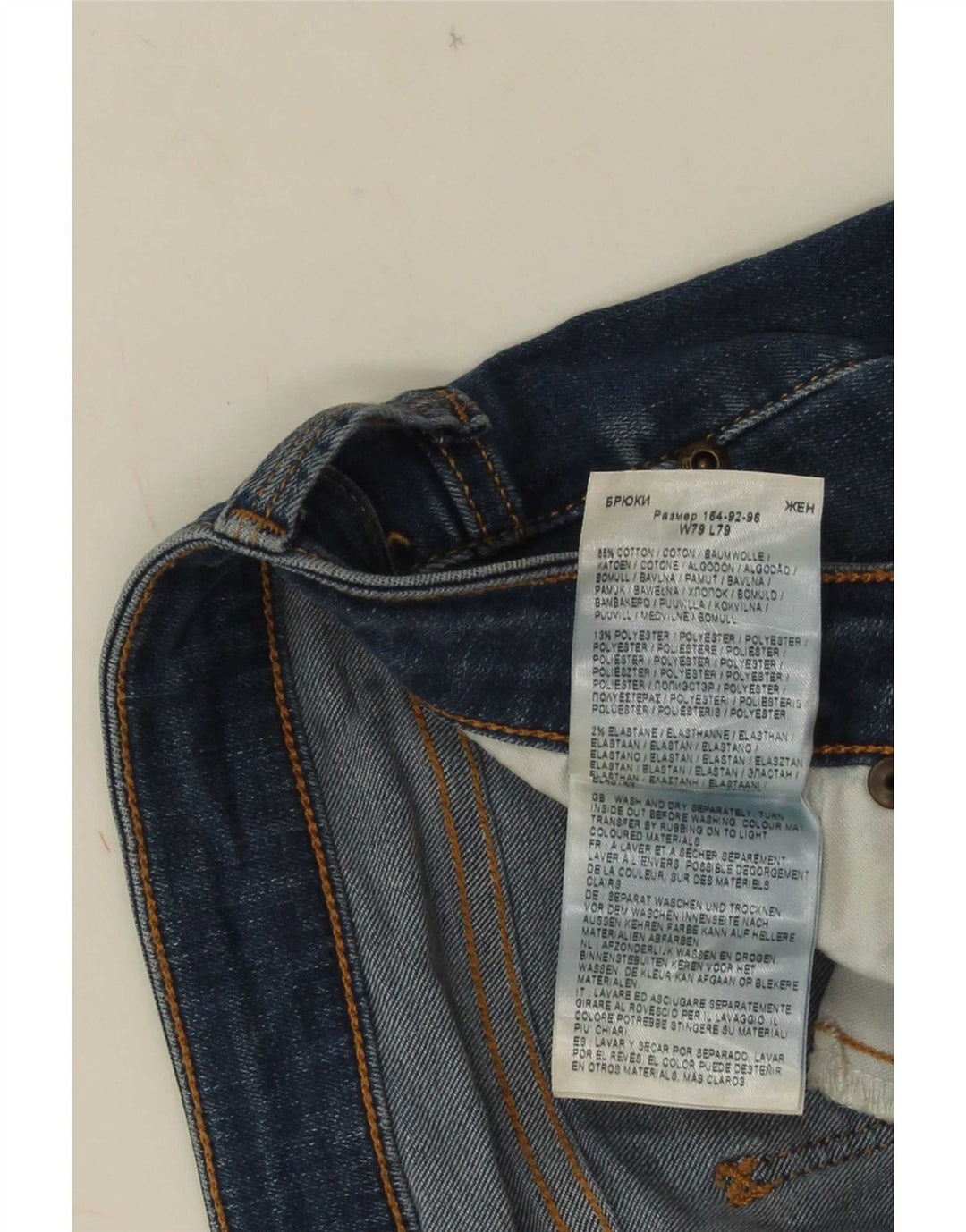 Lee Jean Slim Scarlett Femme W31 L31 Bleu Coton