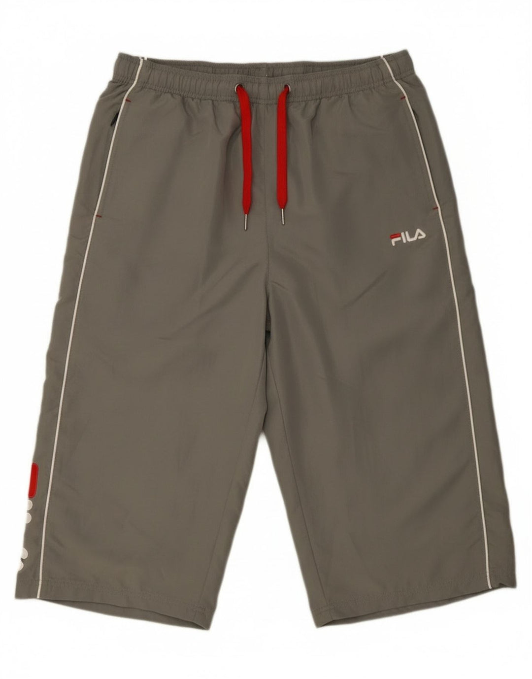 Fila Pantalon de Survêtement Graphic Capri Homme Gris XL Polyester