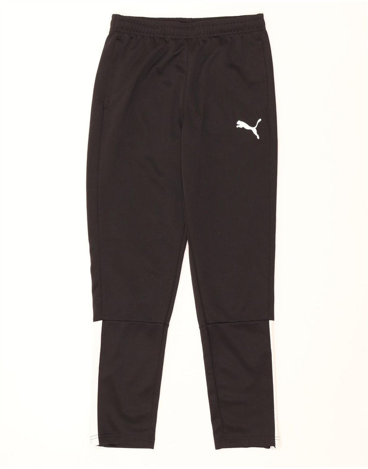 Puma Pantalon de survêtement garçon 13-14 ans Noir Colourblock Polyester