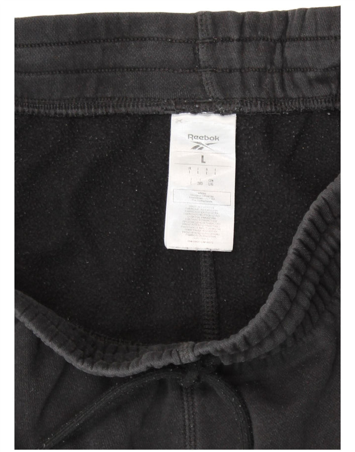 REEBOK Short de Sport Homme Grand Noir Coton