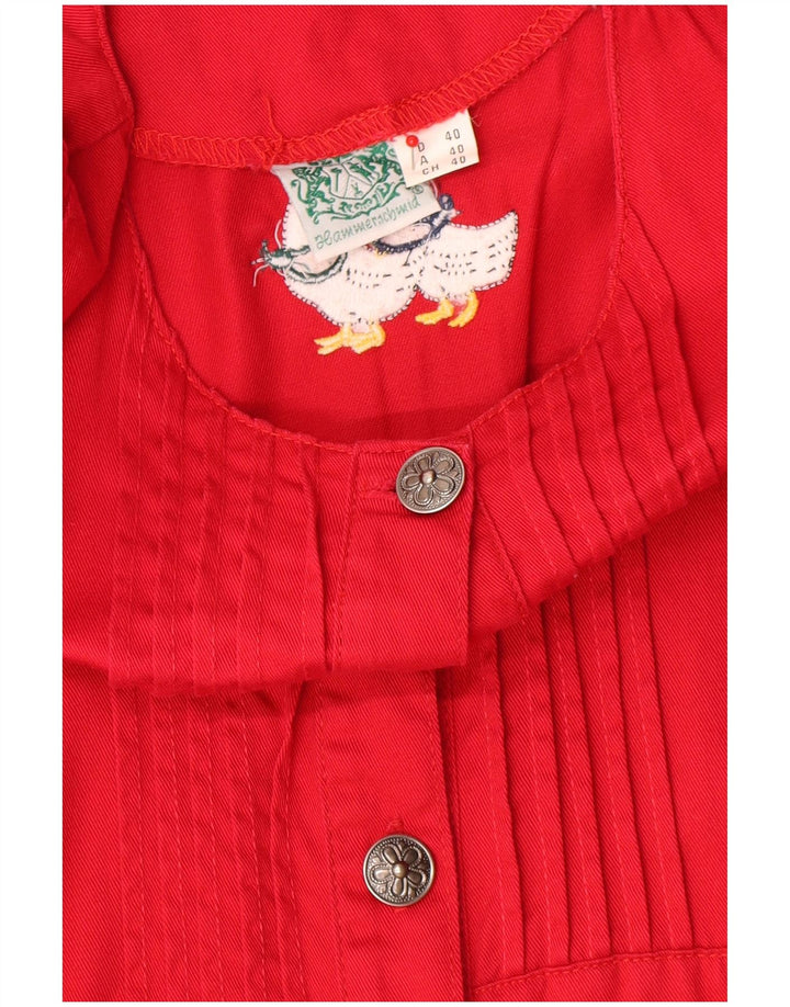 Hammerschmidt Femme Robe Maxi IT 42 Coton Rouge Moyen