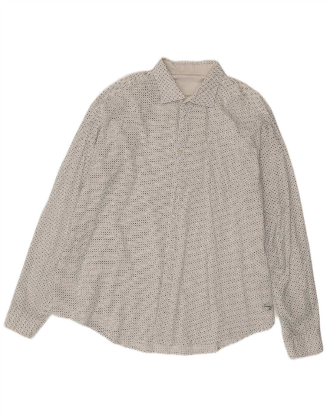 CARRERA Chemise Homme 2XL Blanc Taché