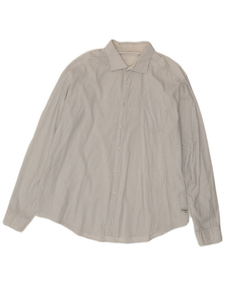 CARRERA Chemise Homme 2XL Blanc Taché