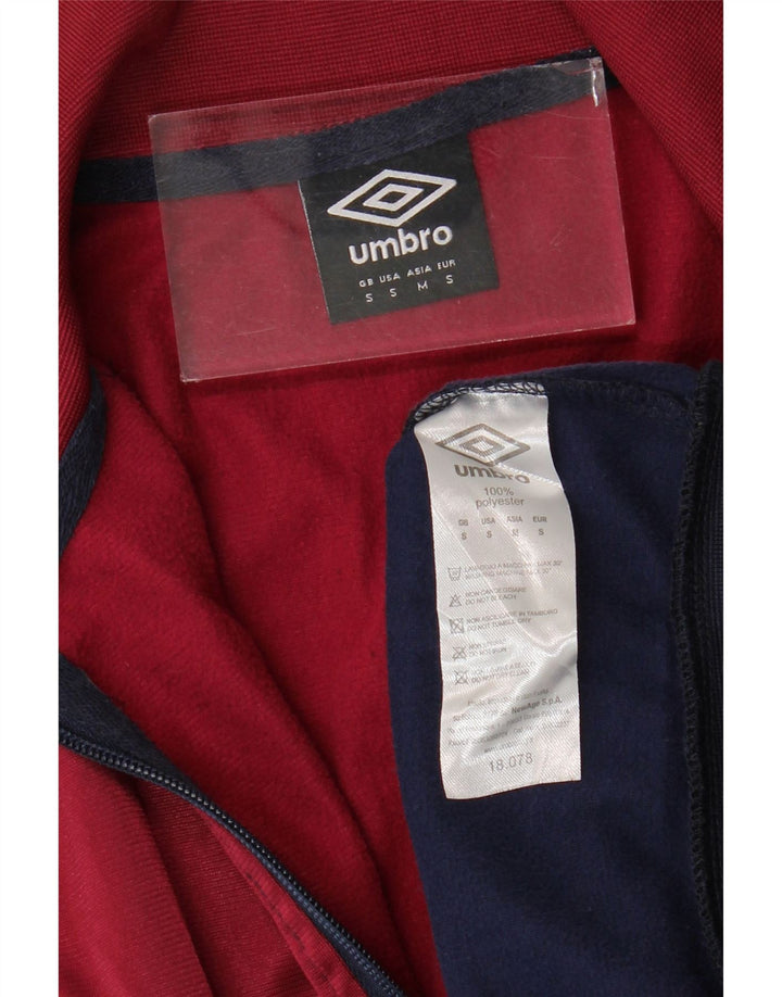 UMBRO Veste de Survêtement Homme Petit Bleu Marine Colorblock Polyester