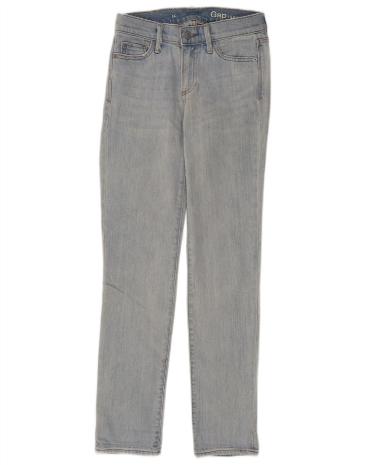 Gap Jean Slim Femme W24 L30 Bleu Coton