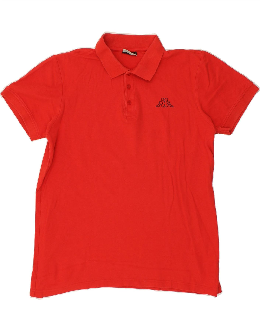 KAPPA Mens Polo Shirt Large Red Cotton Vintage Kappa and Second-Hand Kappa from Messina Hembry 