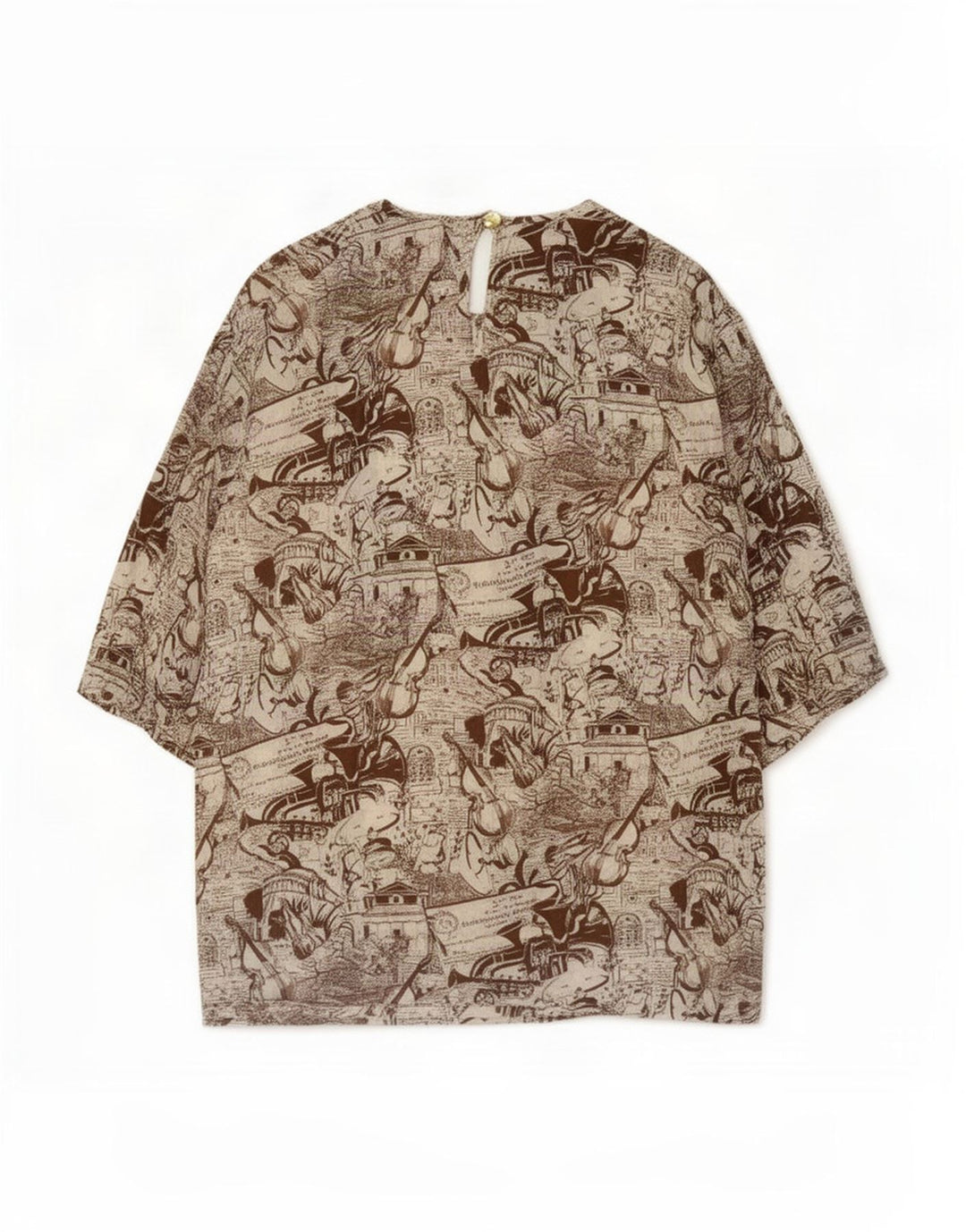 Persona Chemisier à motif abstrait pour femme Taille 29 2XL Multicolore
