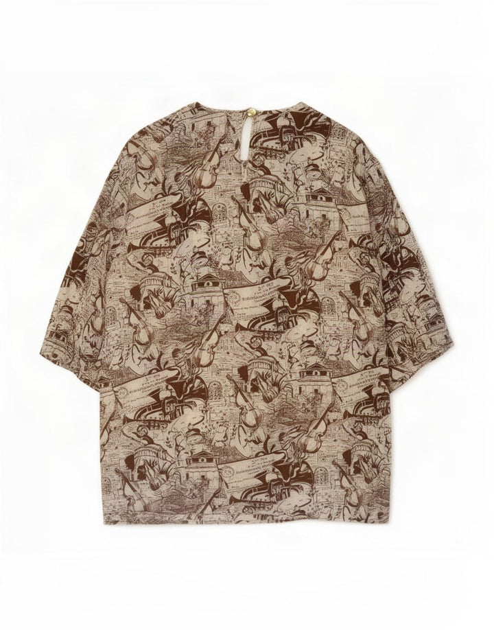 Persona Chemisier à motif abstrait pour femme Taille 29 2XL Multicolore