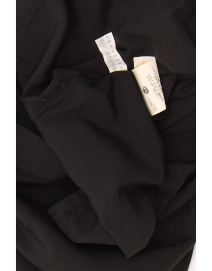 CANDA Womens Short Sleeve Shirt UK 18 XL Black Viscose Vintage Canda and Second-Hand Canda from Messina Hembry 