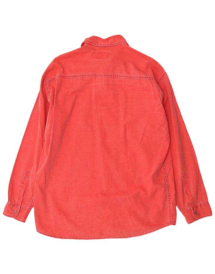 Mustang Chemise en Jean Homme Rouge Moyen