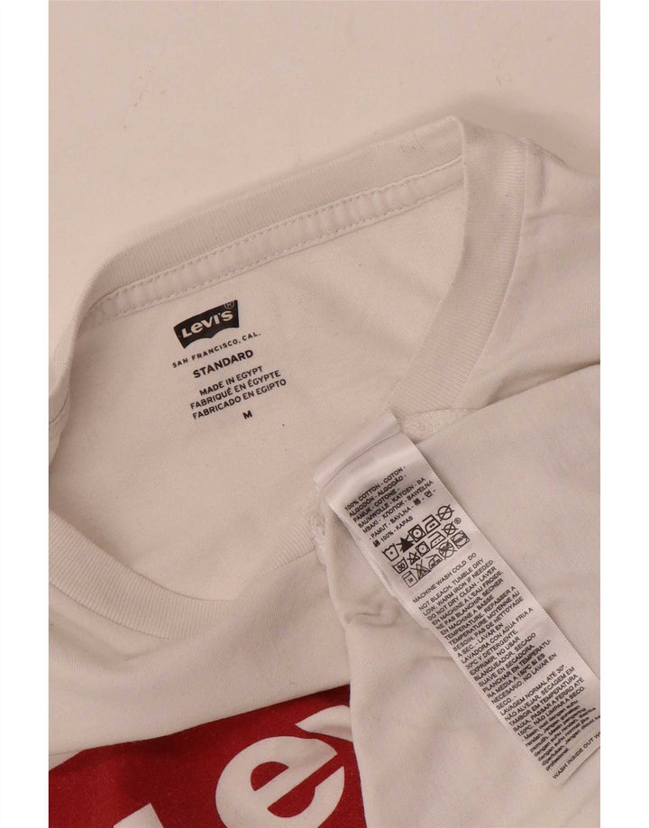 Levi's Tee-Shirt Standard Graphic Homme Blanc Moyen Coton