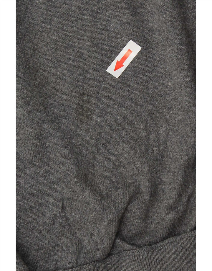 Gap Pull à col rond pour homme en coton gris Large