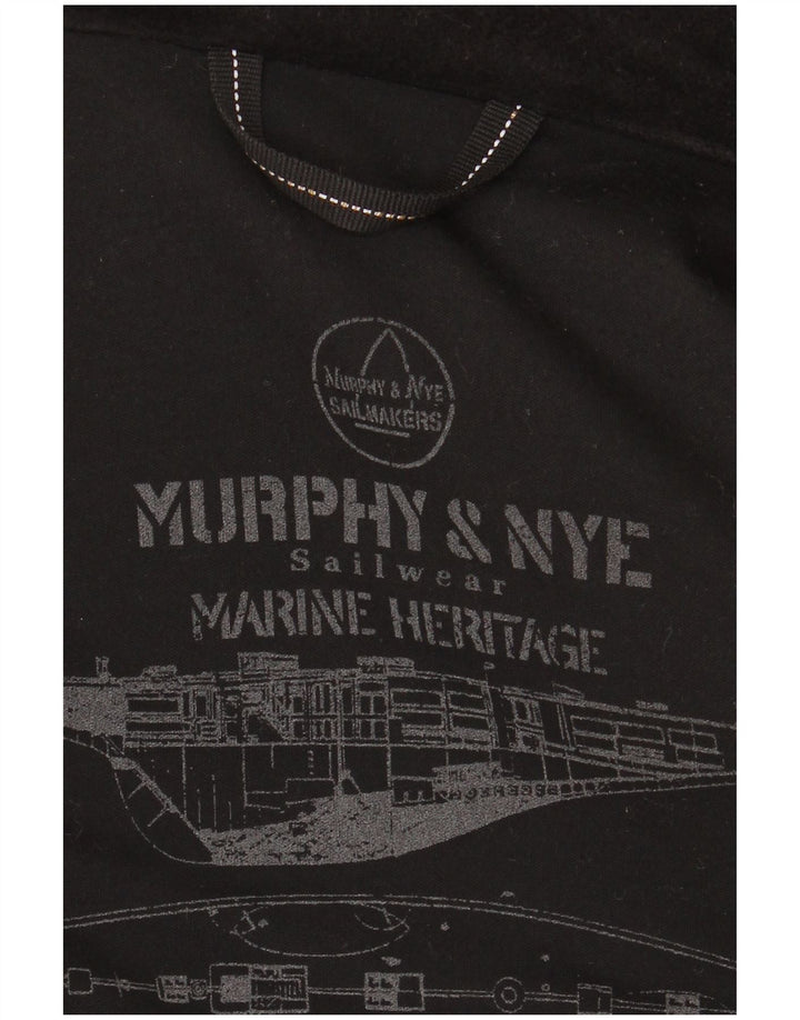Murphy & Nye Caban surdimensionné pour femme UK 14 Laine noire moyenne