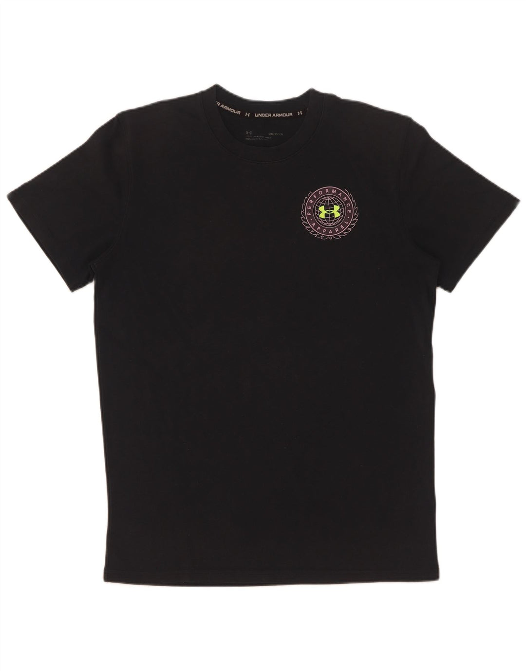 Under Armour T-Shirt Graphique Homme Petit Noir Coton