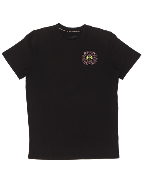 Under Armour T-Shirt Graphique Homme Petit Noir Coton