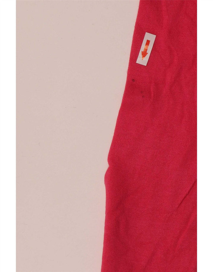 Marks & Spencer Pull cardigan court pour femme UK 12 Viscose rose moyen