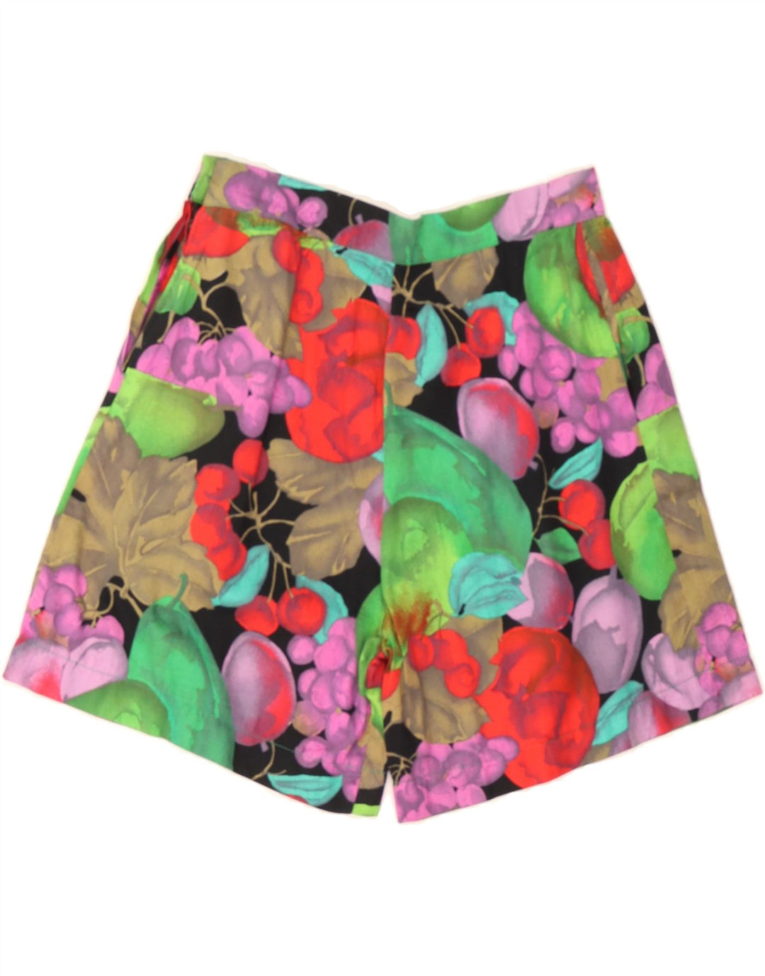 VINTAGE Womens Abstract Pattern Casual Shorts W26 Small Multicoloured Vintage Vintage and Second-Hand Vintage from Messina Hembry 