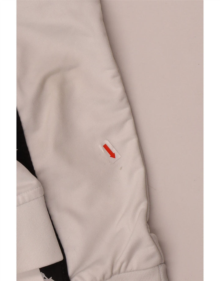 KAPPA Veste de Survêtement Graphique Fille 11-12 Ans Petit Blanc