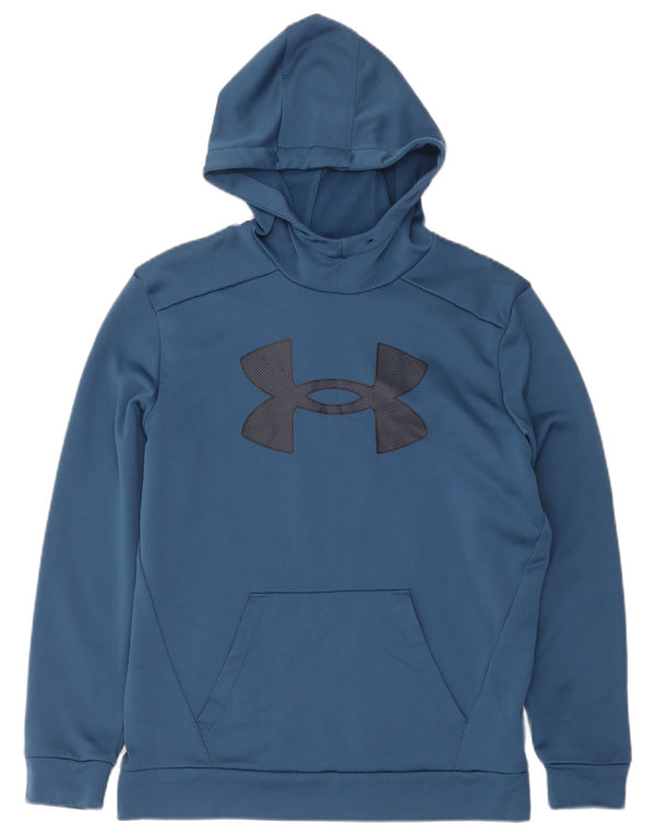 Under Armour Pull à capuche graphique homme petit bleu polyester