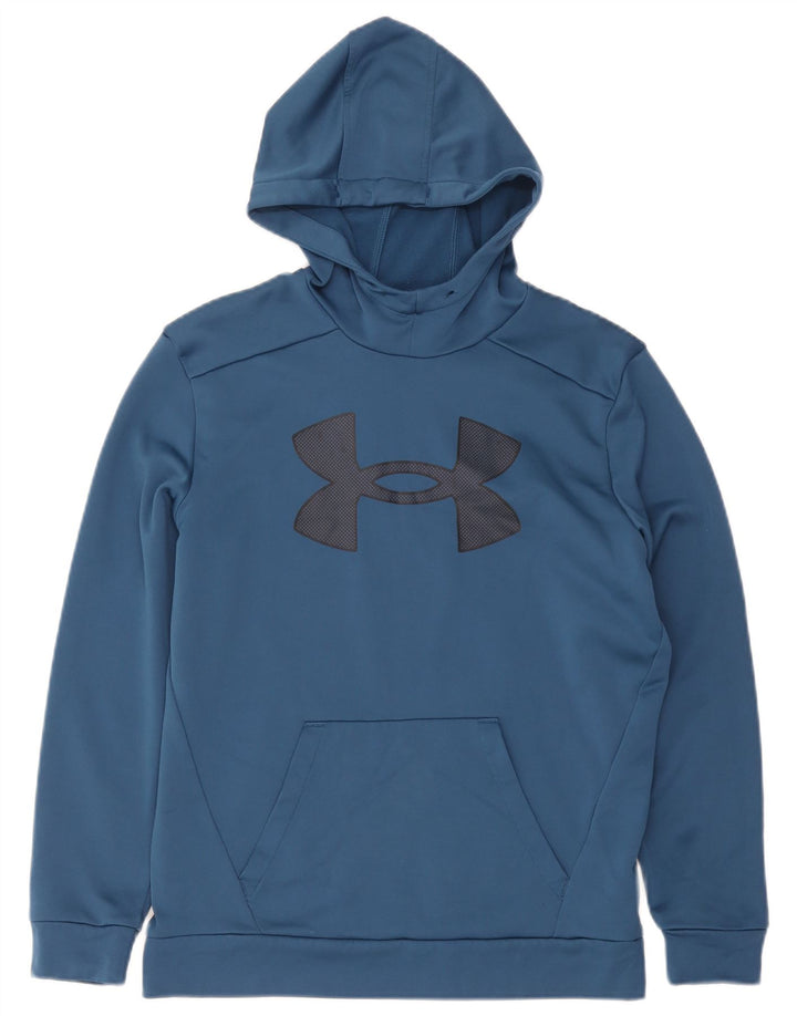 Under Armour Pull à capuche graphique homme petit bleu polyester