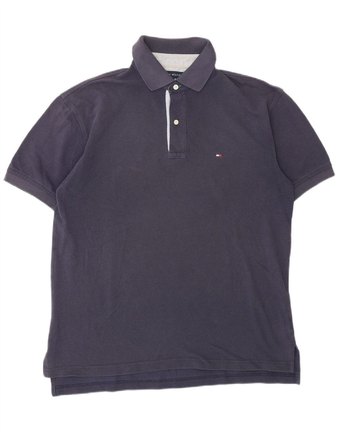 TOMMY HILFIGER Polo Homme Bleu Marine Moyen Coton