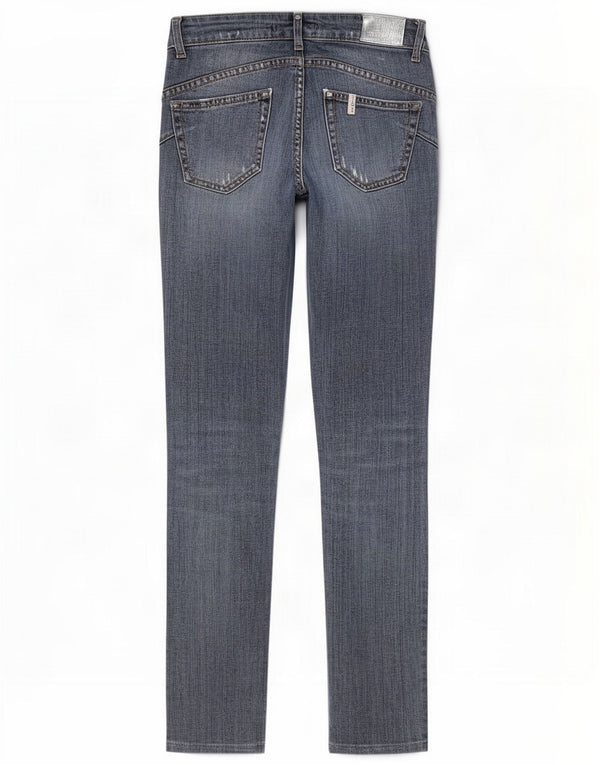 Liu Jo Womens Distressed Slim Jeans W28 L29 Bleu