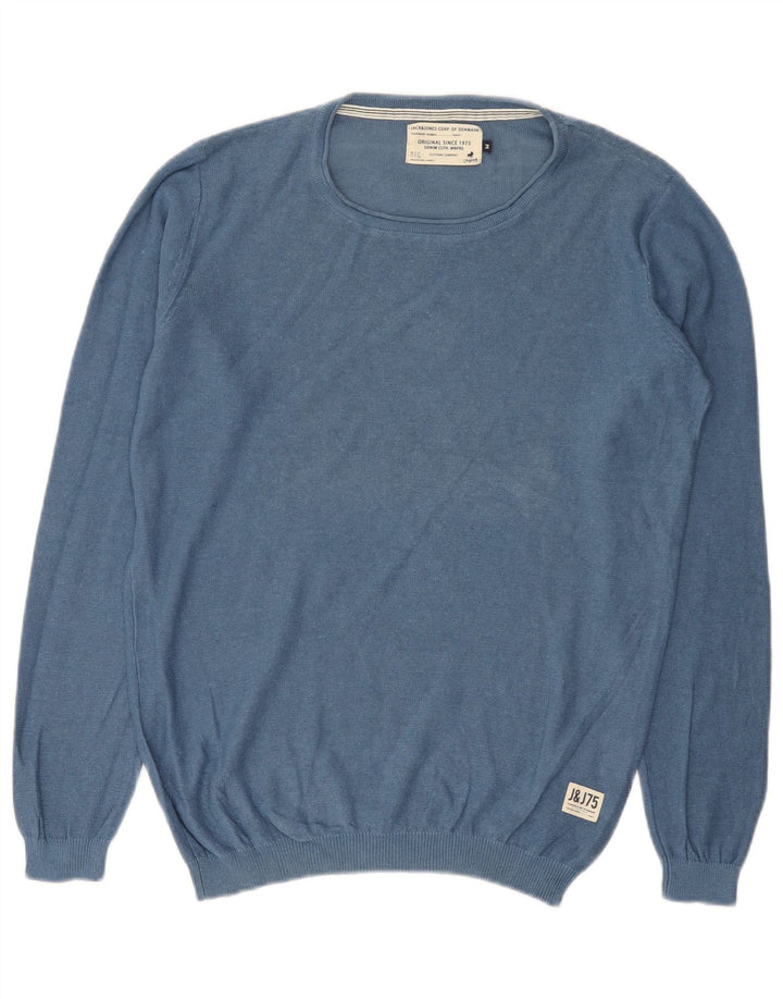 Jack & Jones Pull Col Bateau Homme Bleu Moyen Lin