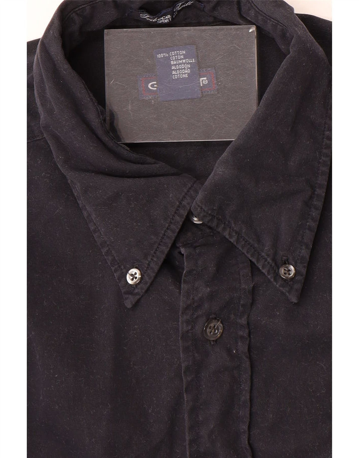 Gant Chemise Homme Large Bleu Marine Coton