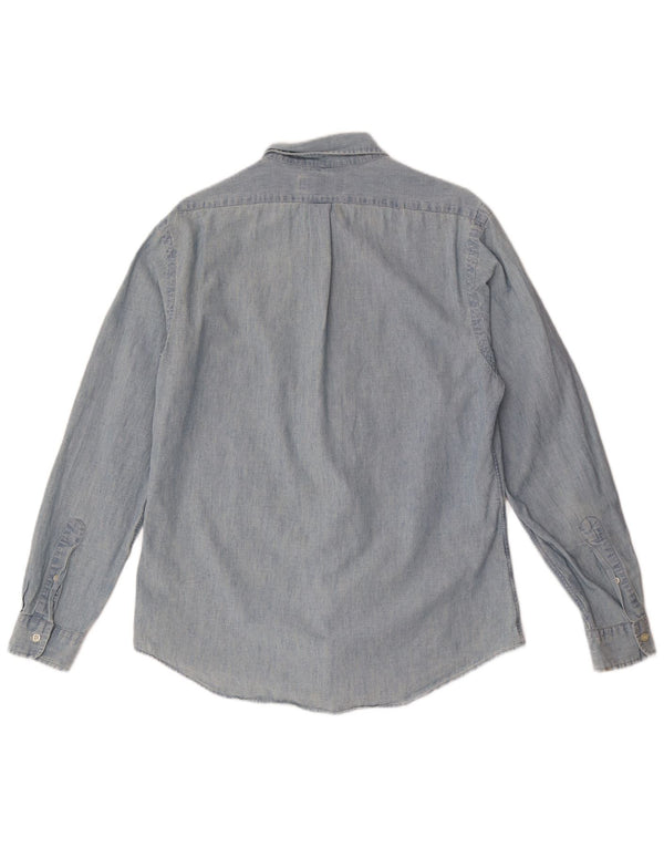 Ralph Lauren Chemise slim fit pour hommes en coton bleu moyen