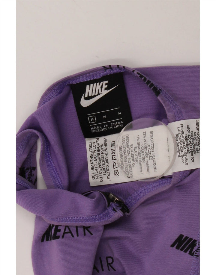 Nike Body graphique pour femme UK 12 en coton violet moyen