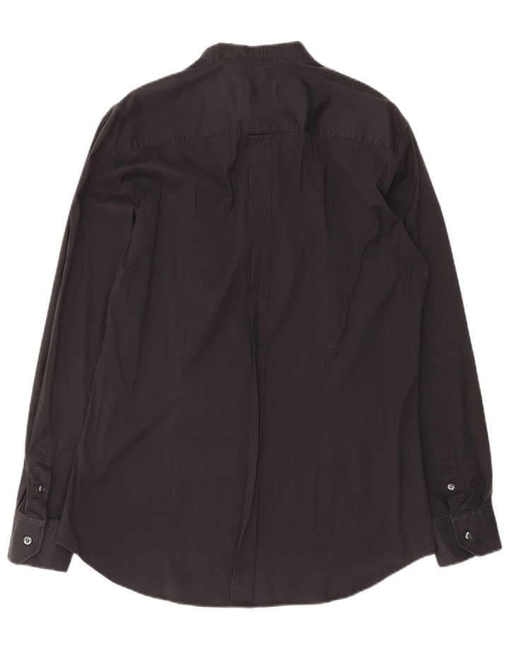 Dolce & Gabbana Chemise Slim Homme Taille 43 Grand Coton Noir