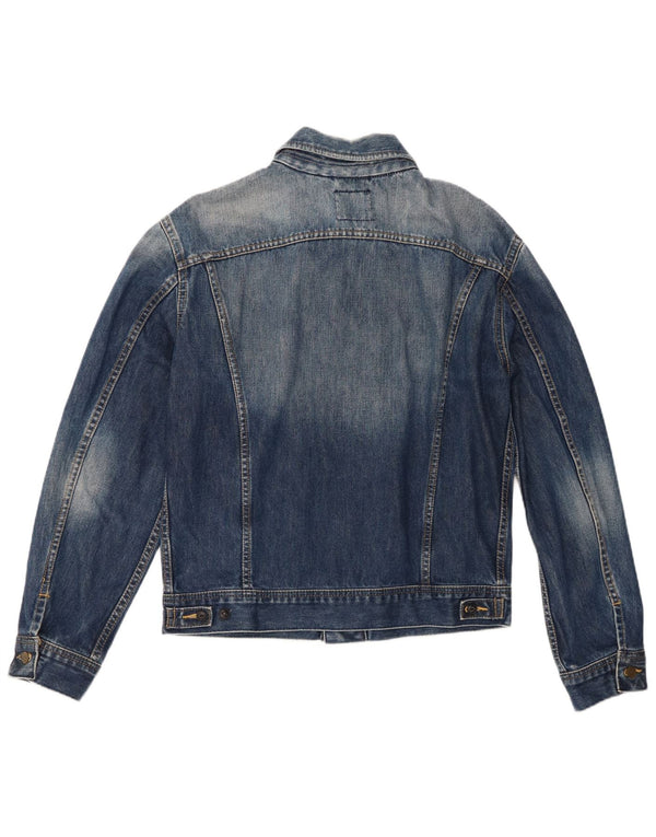 Lee Veste en jean pour homme UK 40 Large Bleu Coton