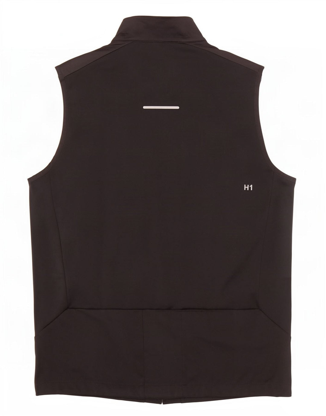 Asics Veste de survêtement sans manches pour homme Noir moyen Polyester