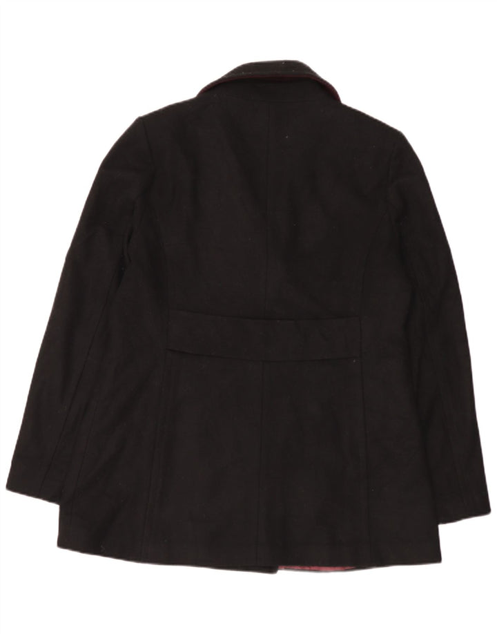 Tommy Hilfiger Caban Femme UK 16 Large Laine Noire