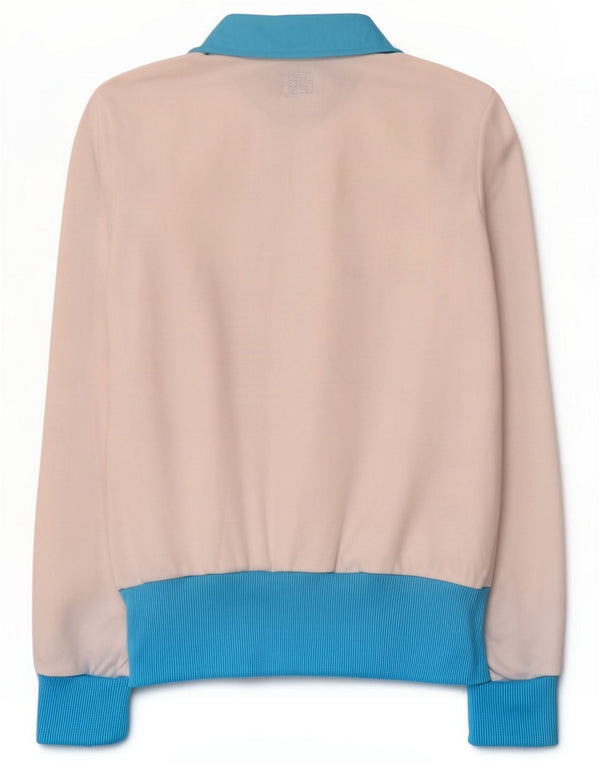 Adidas Veste de survêtement pour femme EU 34 XS Blanc Colorblock Coton