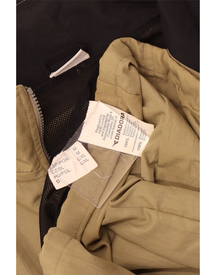 Diadora Veste de Pluie Homme UK 40 Large Beige Polyamide