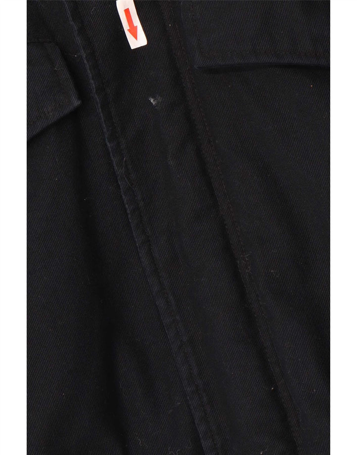 Carhartt Parka à capuche pour homme UK 38 en coton noir moyen