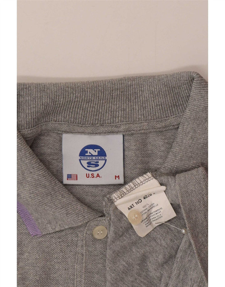 North Sails Polo Graphique Homme Gris Moyen Colourblock Coton