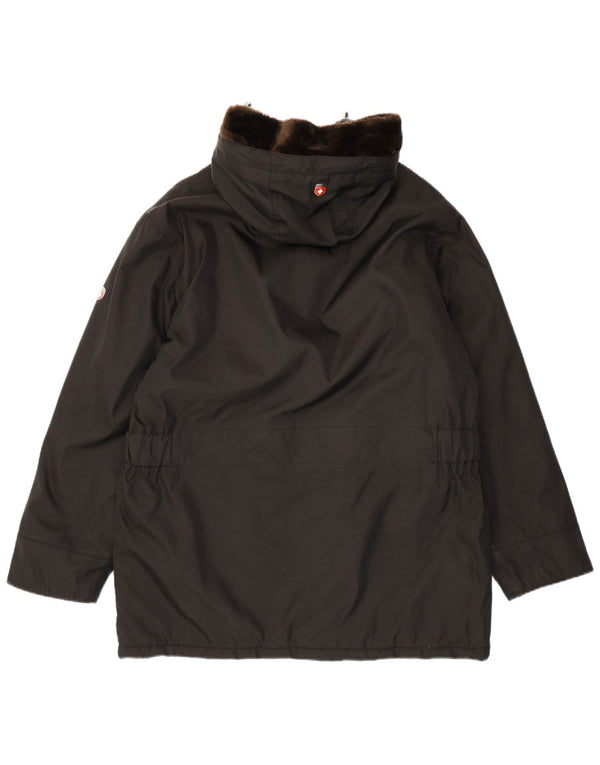 Cape Horn Veste coupe-vent à capuche pour homme UK 40 Large Noir Polyester