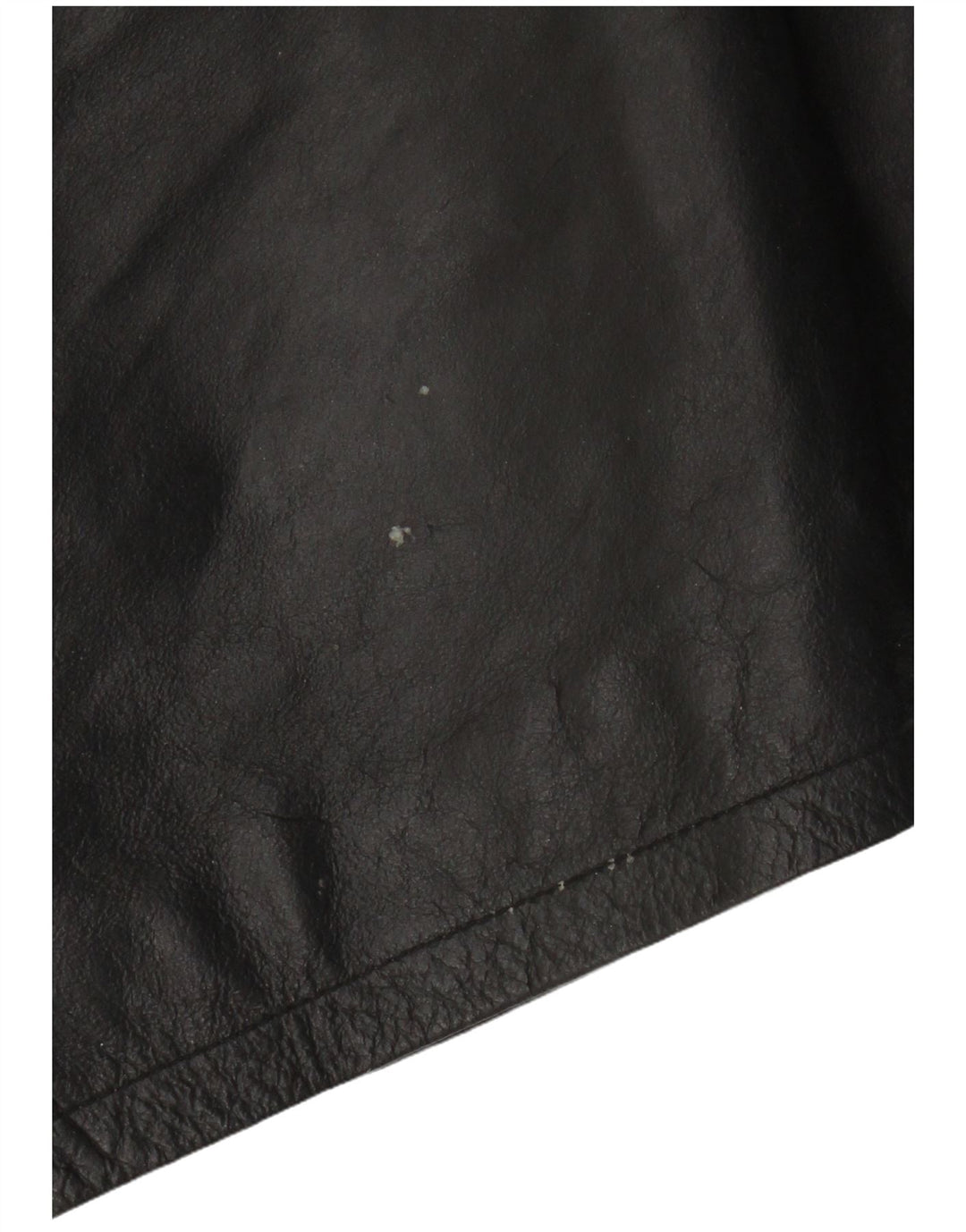 VINTAGE Veste en cuir homme IT 54 2XL Cuir noir