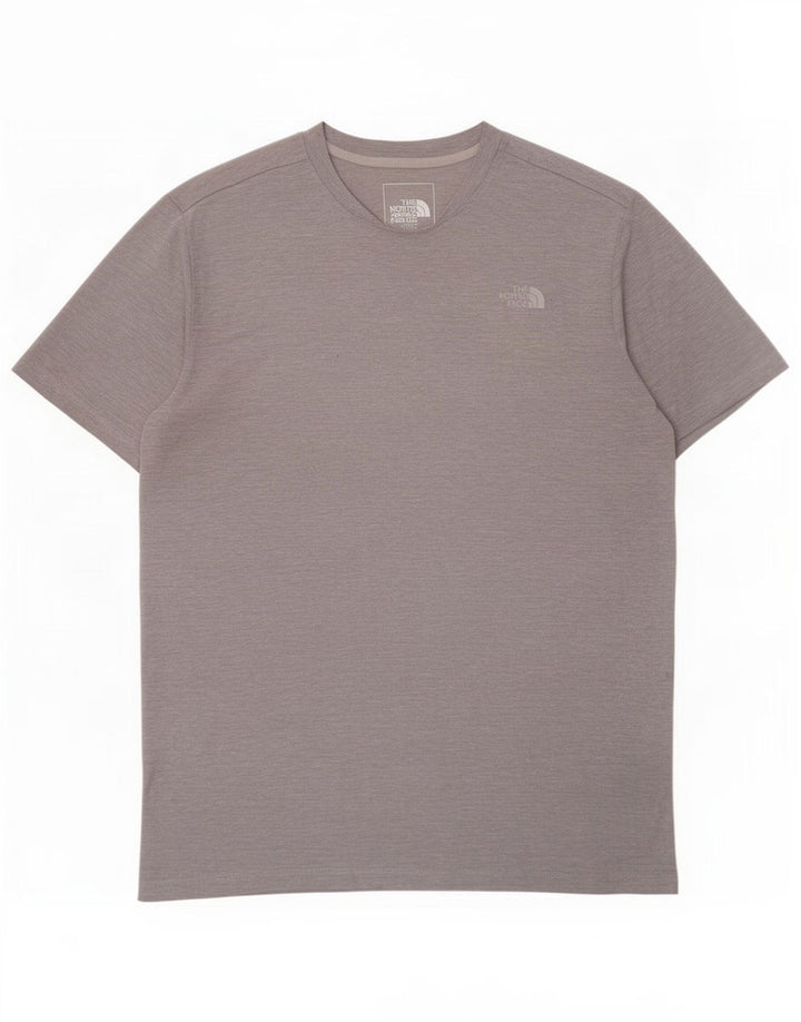 The North Face T-Shirt Homme Gris Moyen Polyester