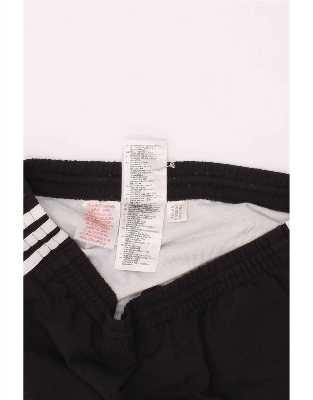 Adidas Short de Sport Garçon 9-10 Ans Noir Polyester