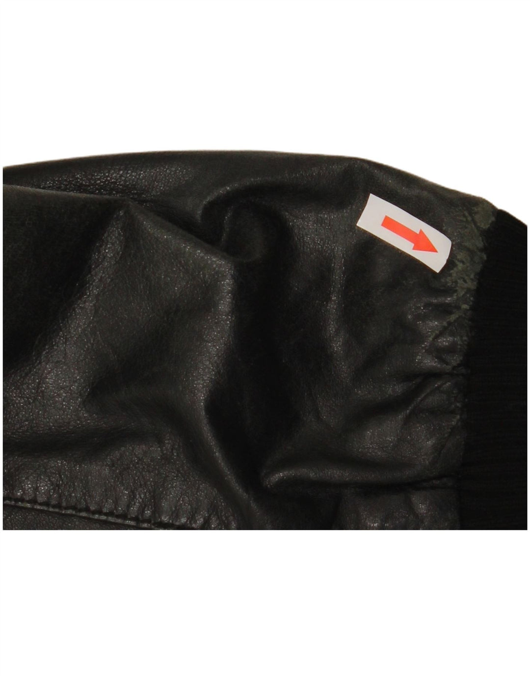 Sasch Veste en cuir courte pour femme UK 14 Noir moyen