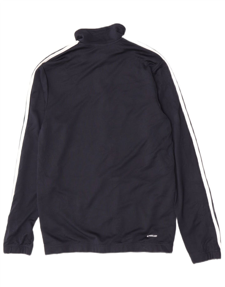 Adidas Veste de survêtement pour homme Bleu marine moyen Polyester
