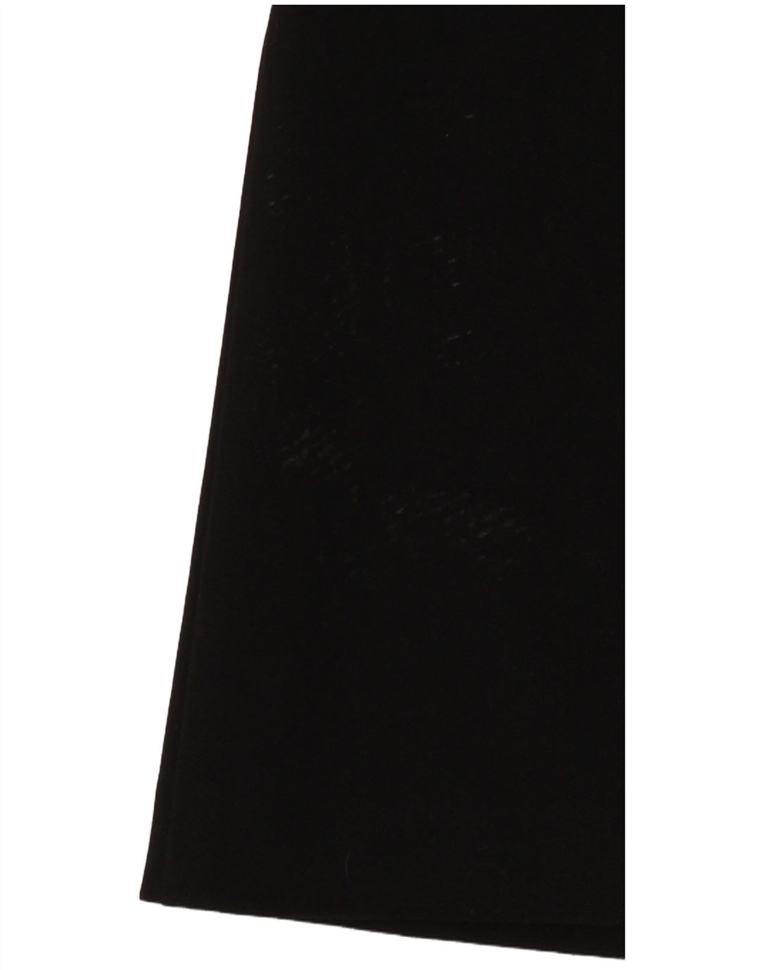 VINTAGE Pantalon Chino Bootcut Femme Moyen W30 L32 Noir Polyester