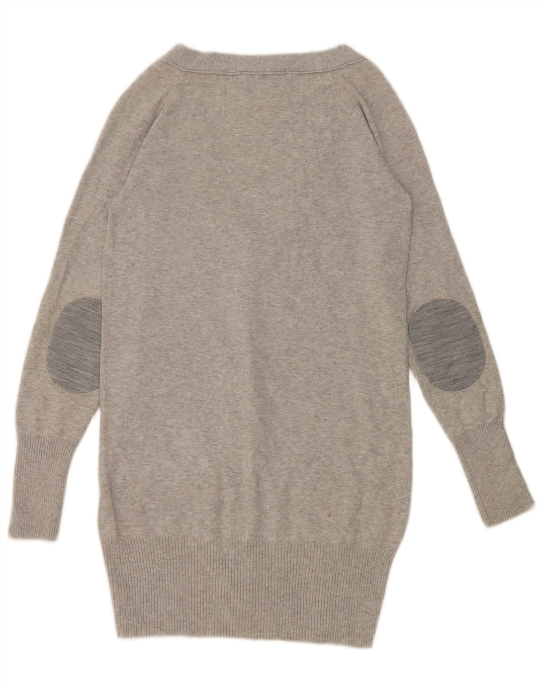 Zara Cardigan Femme Pull UK 10 Petit Gris