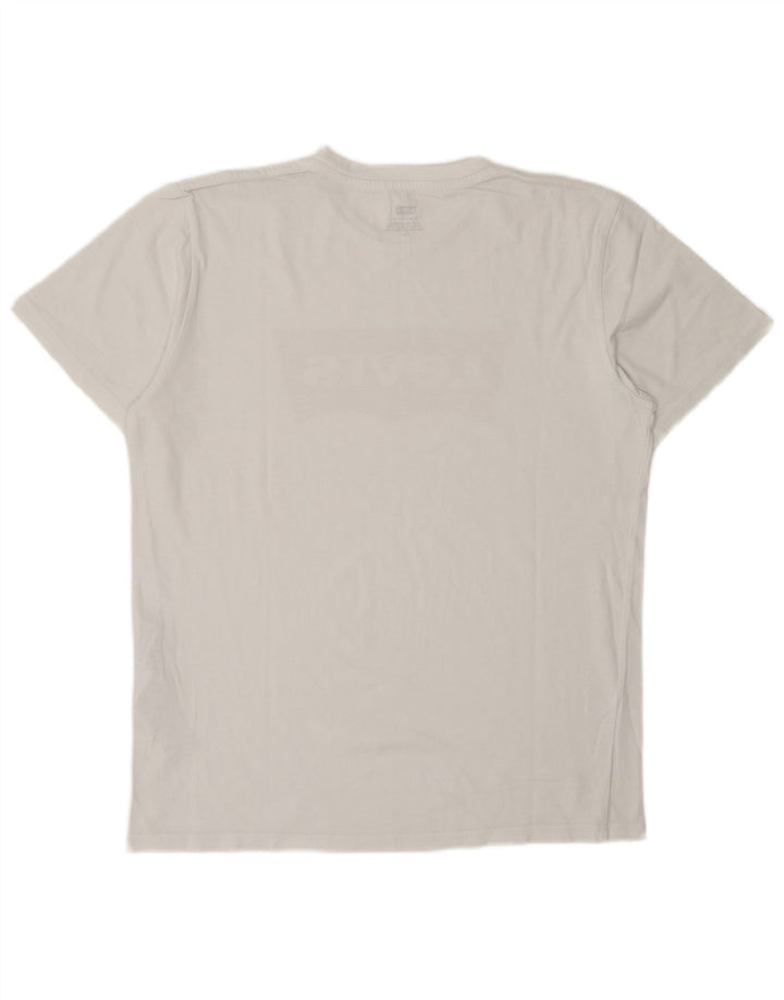 Levi's Tee-Shirt Graphique Homme Blanc Moyen Coton